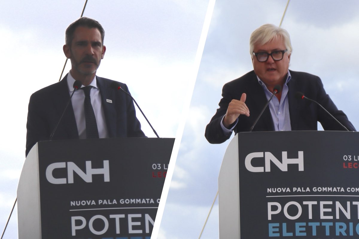 Da sinistra Carlo Alberto Sisto, presidente Emea del Gruppo CNH e Carlo Lambro Amministratore Delegato CNH Industrial Italia